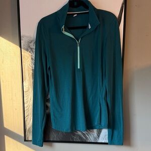 LG Teal Long Sleeve Women's Top